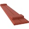 Ekena Millwork Americraft 2-Board (2 Batten) Wood Joined Board-n-Batten Shutters w/ Arch Top, ARW101BQ207X77CLH, PR ARW101BQ207X77CLH - alternate 4